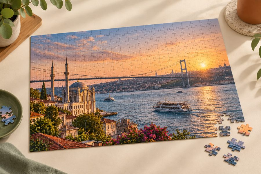 Puzzle baskı için temsili görsel örnek